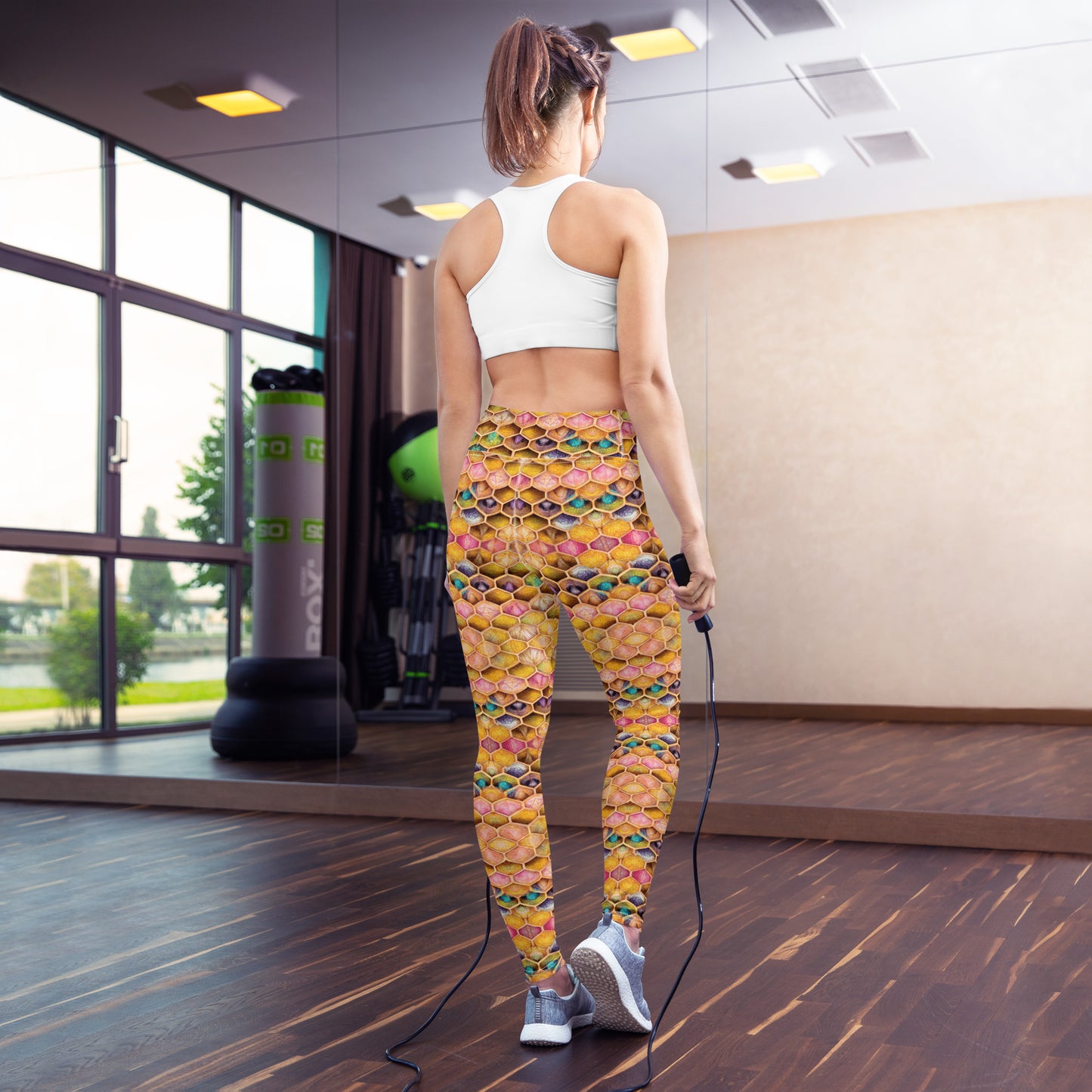 Rainbow Hive Radiance Yoga Leggings