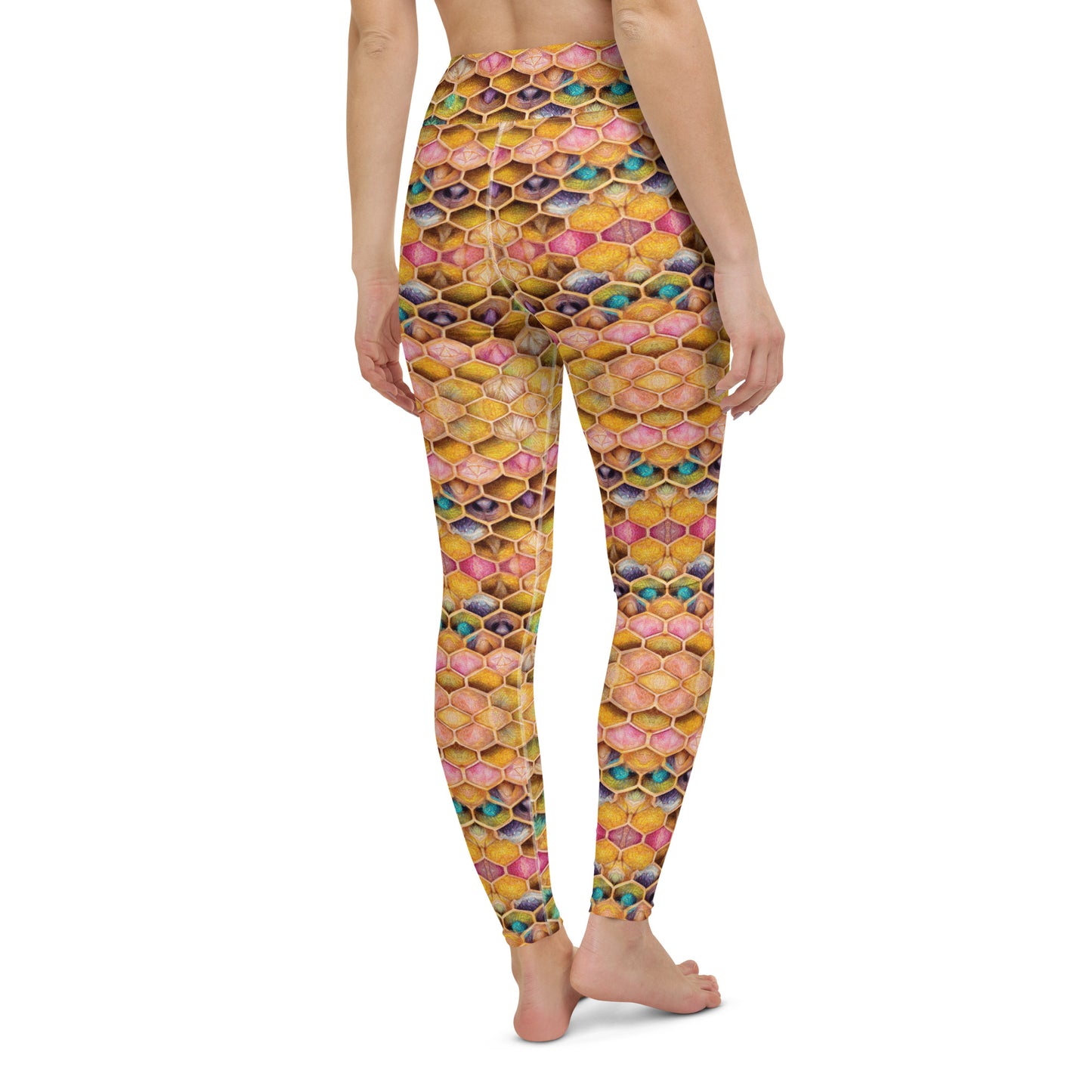 Rainbow Hive Radiance Yoga Leggings