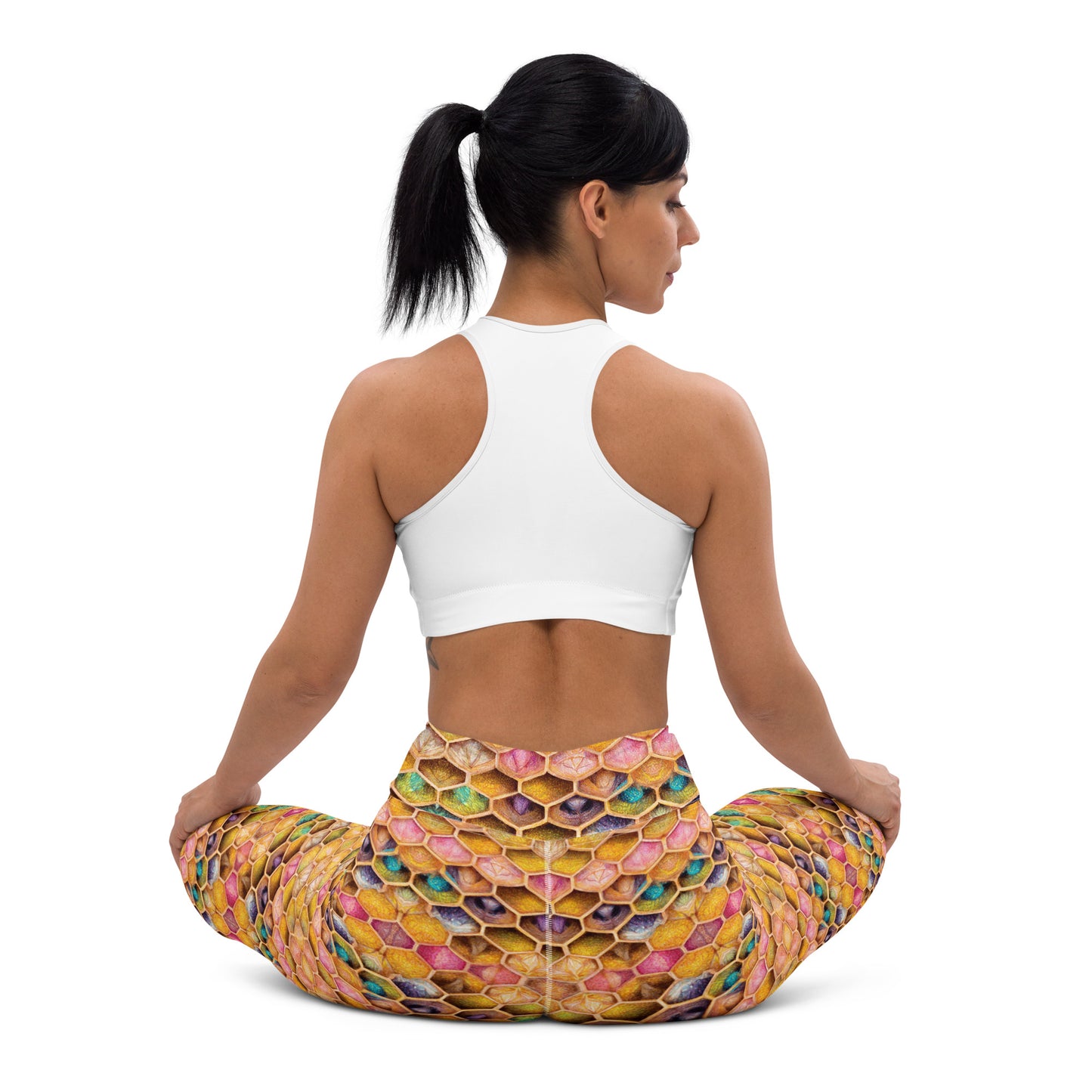 Rainbow Hive Radiance Yoga Leggings