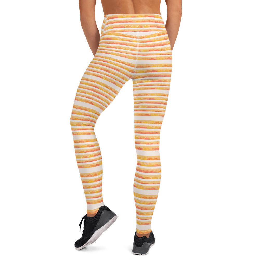 Rising Sun Yoga Leggings