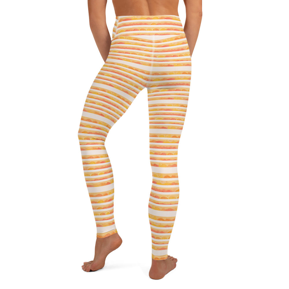 Rising Sun Yoga Leggings