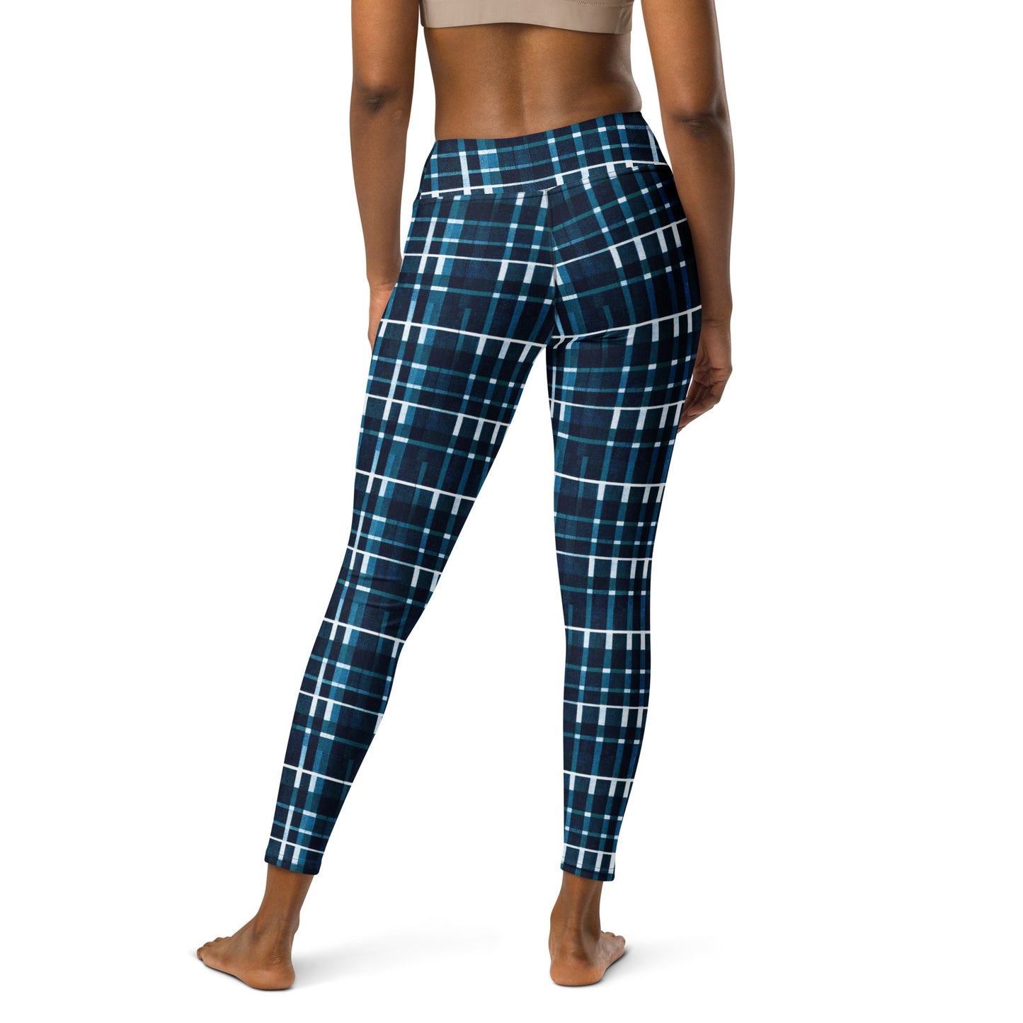 Royal Blue Scottish Heritage Yoga Leggings