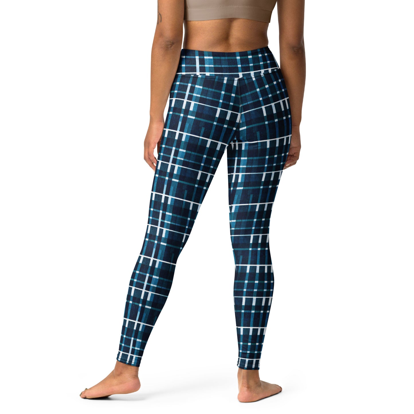 Royal Blue Scottish Heritage Yoga Leggings