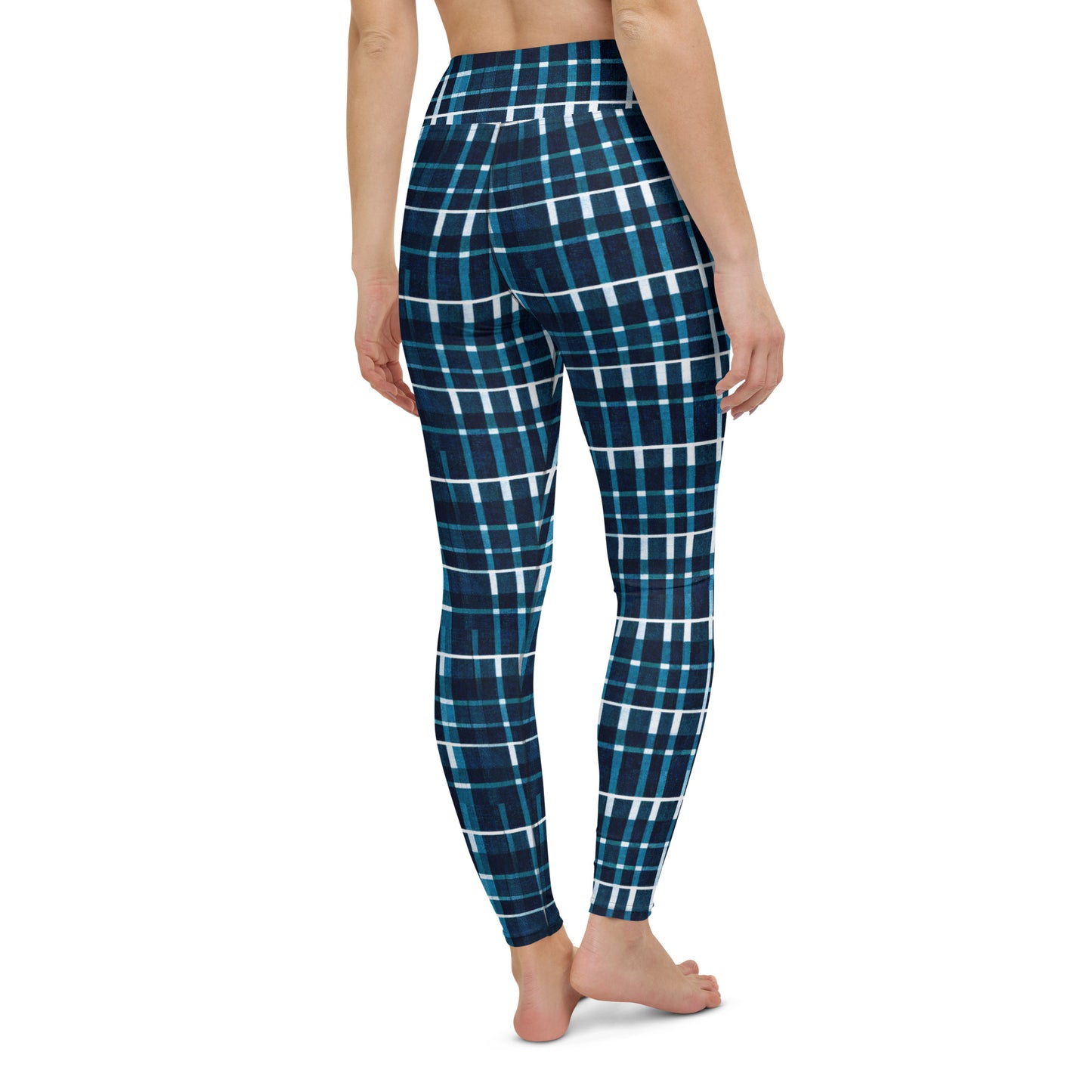 Royal Blue Scottish Heritage Yoga Leggings