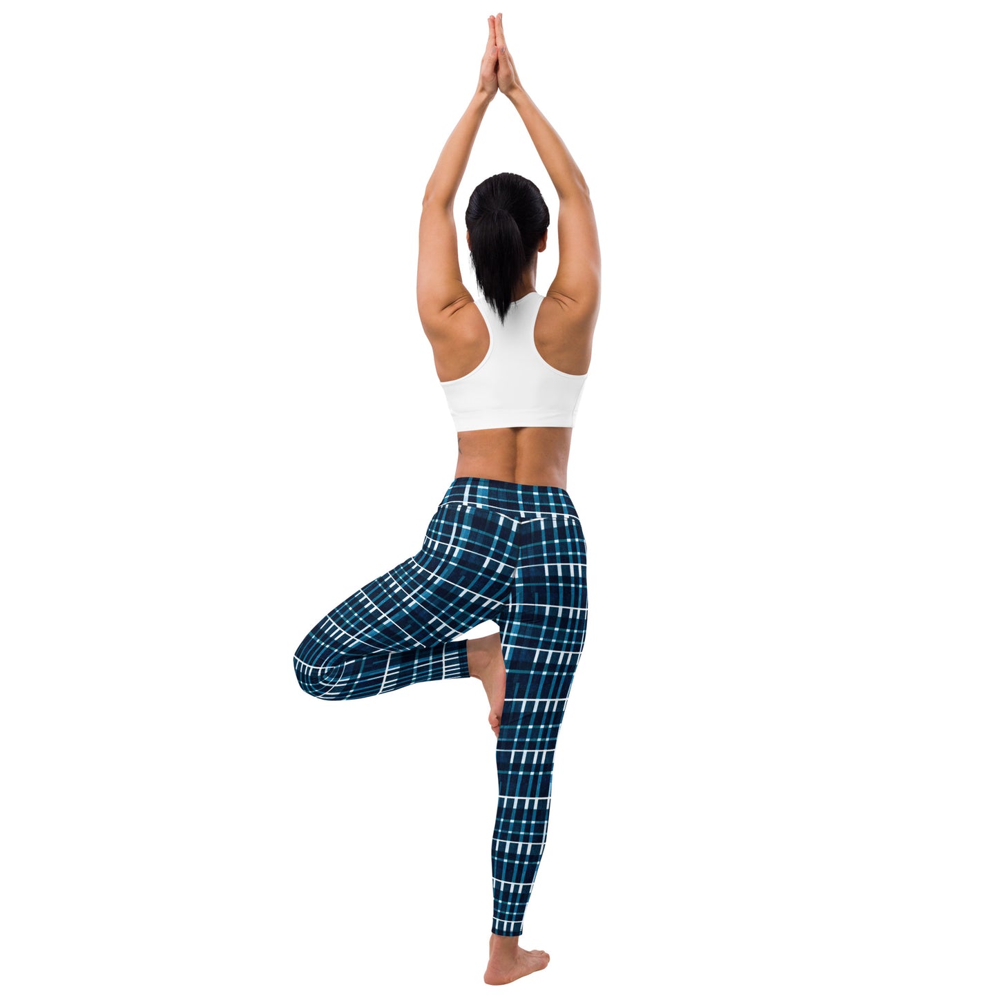 Royal Blue Scottish Heritage Yoga Leggings