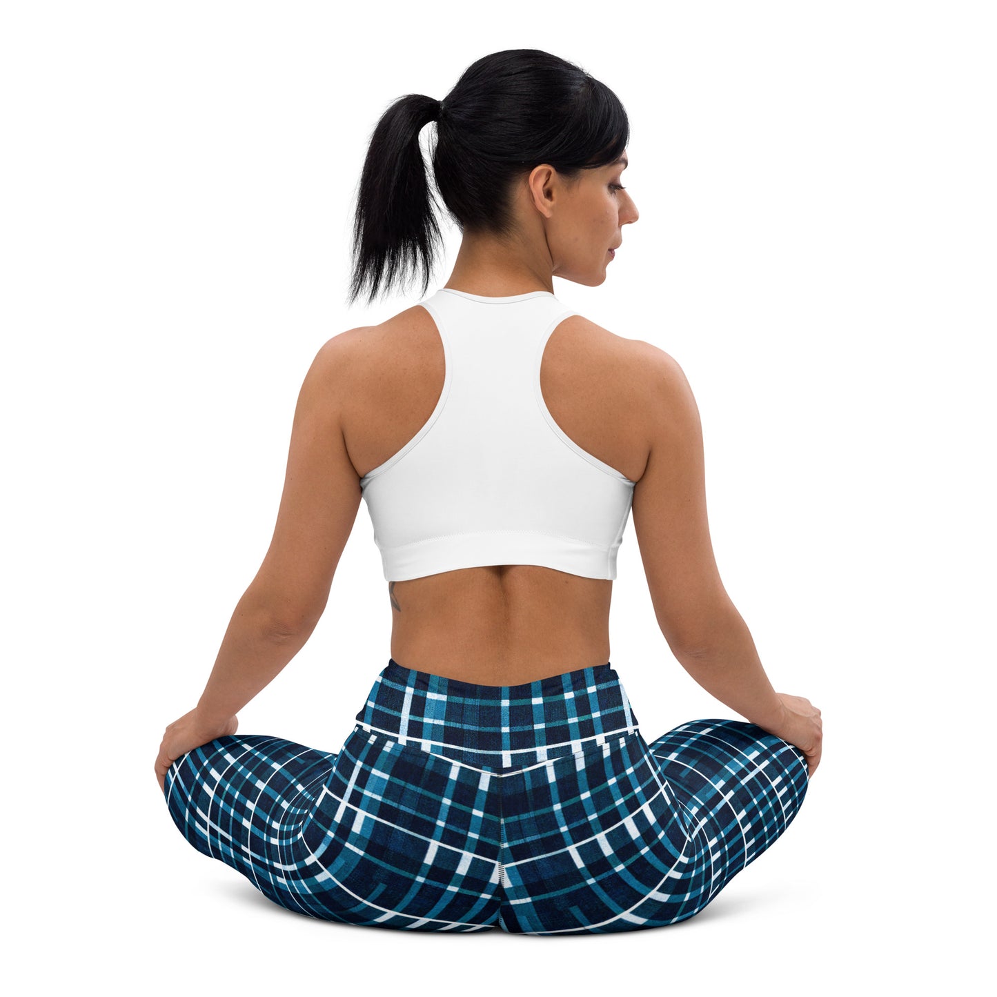 Royal Blue Scottish Heritage Yoga Leggings