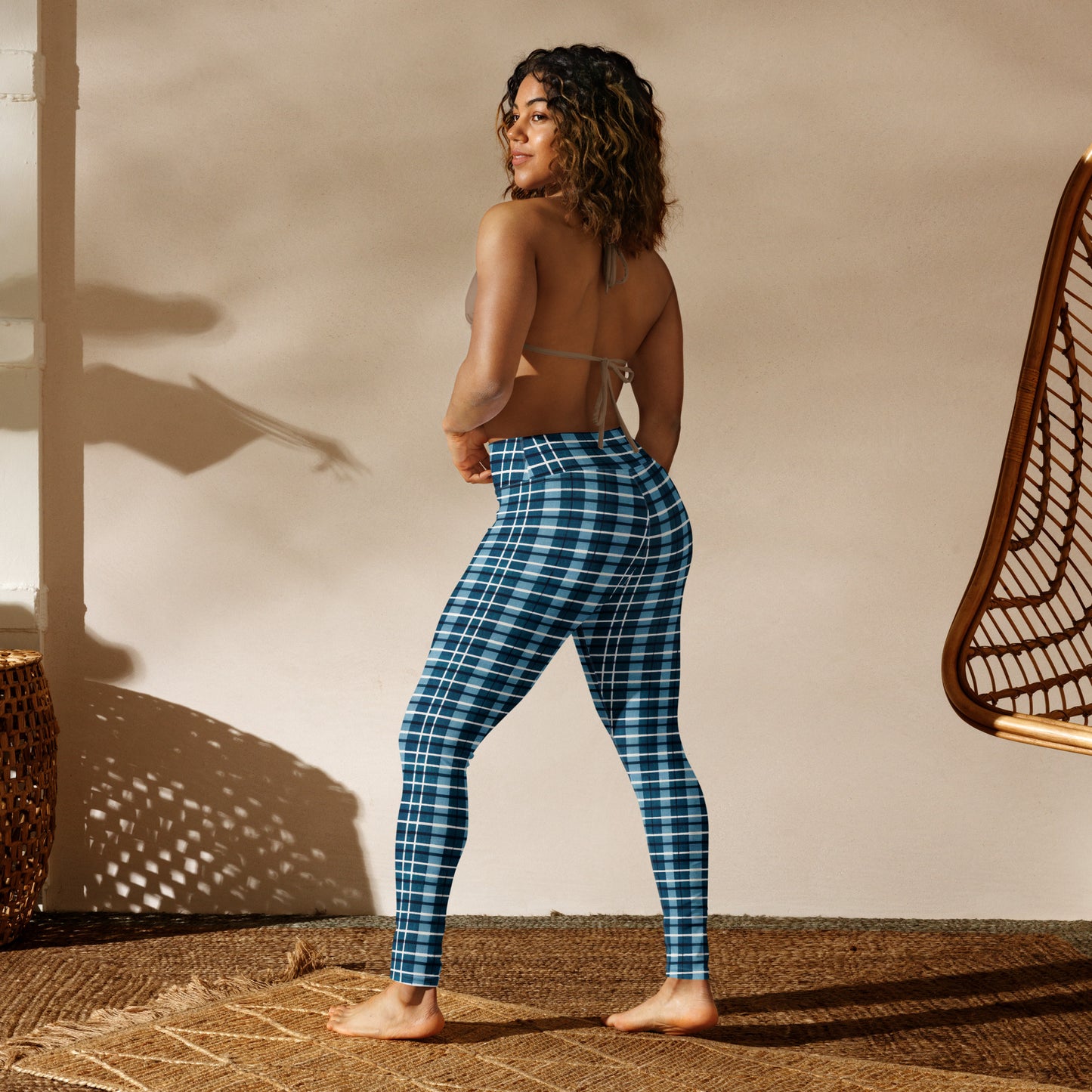 Scotsman’s Skyward Plaid Yoga Leggings