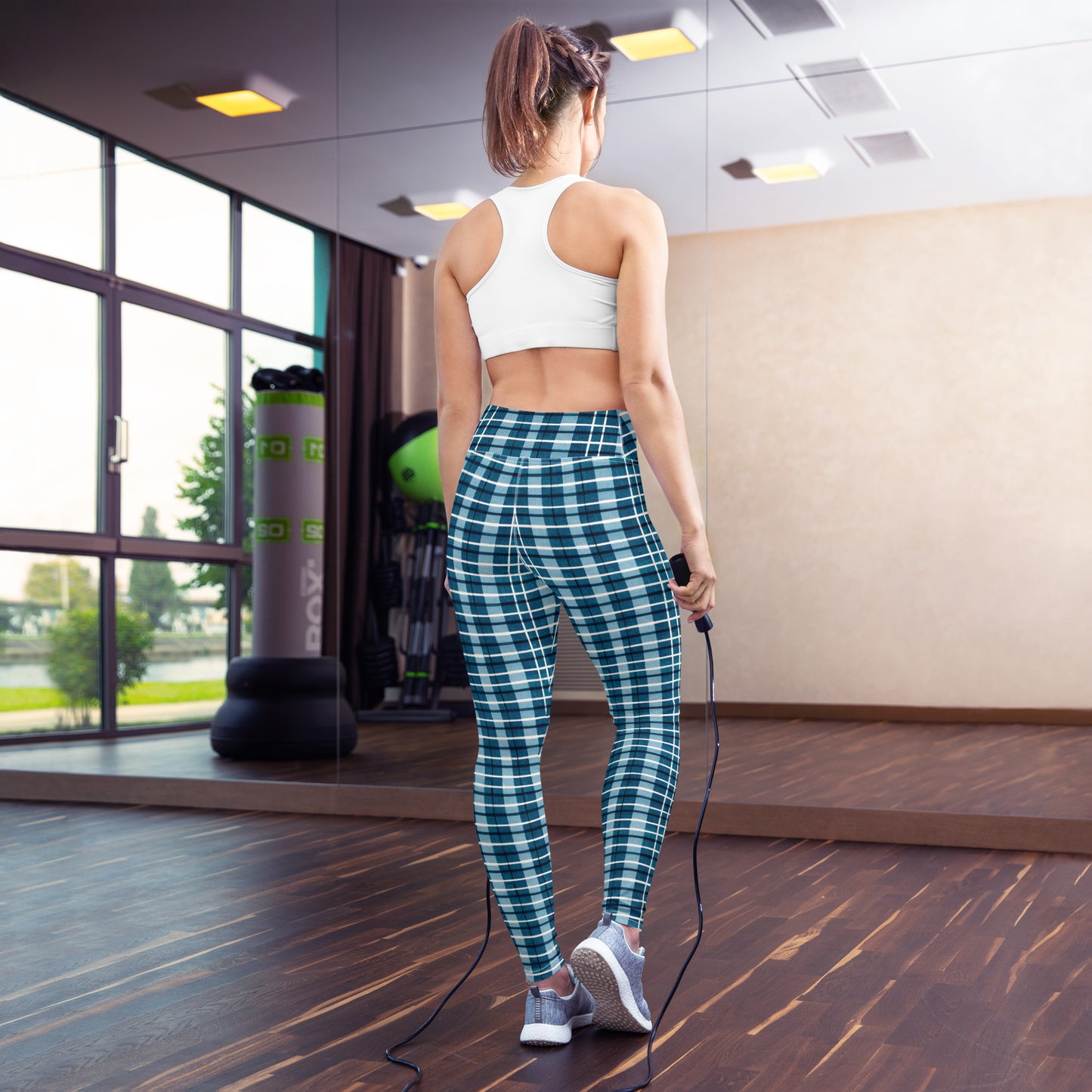 Scotsman’s Skyward Plaid Yoga Leggings