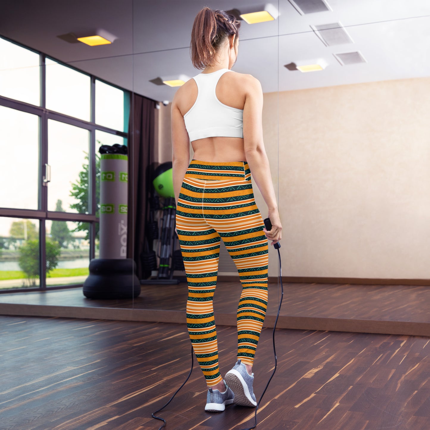 Serengeti Symphony Yoga Leggings