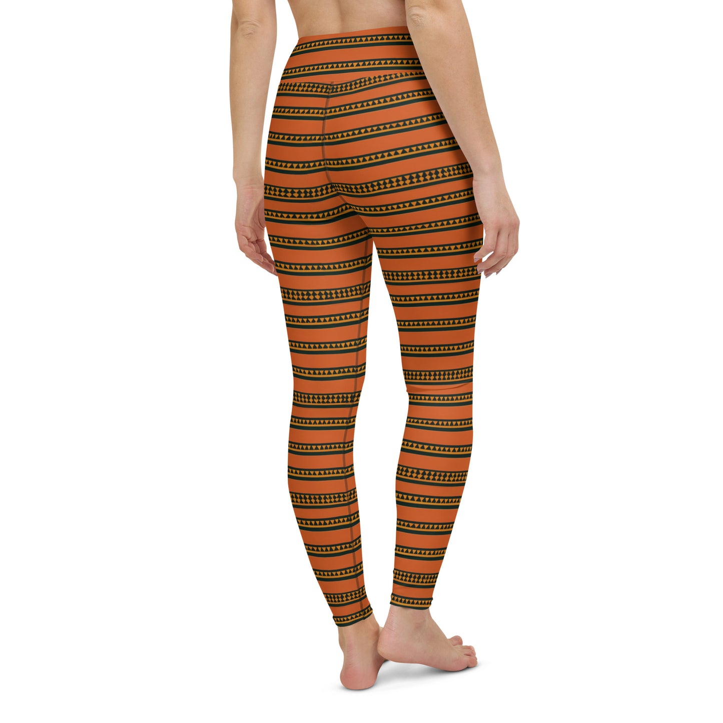 Timbuktu Tangerine Tapestry Yoga Leggings