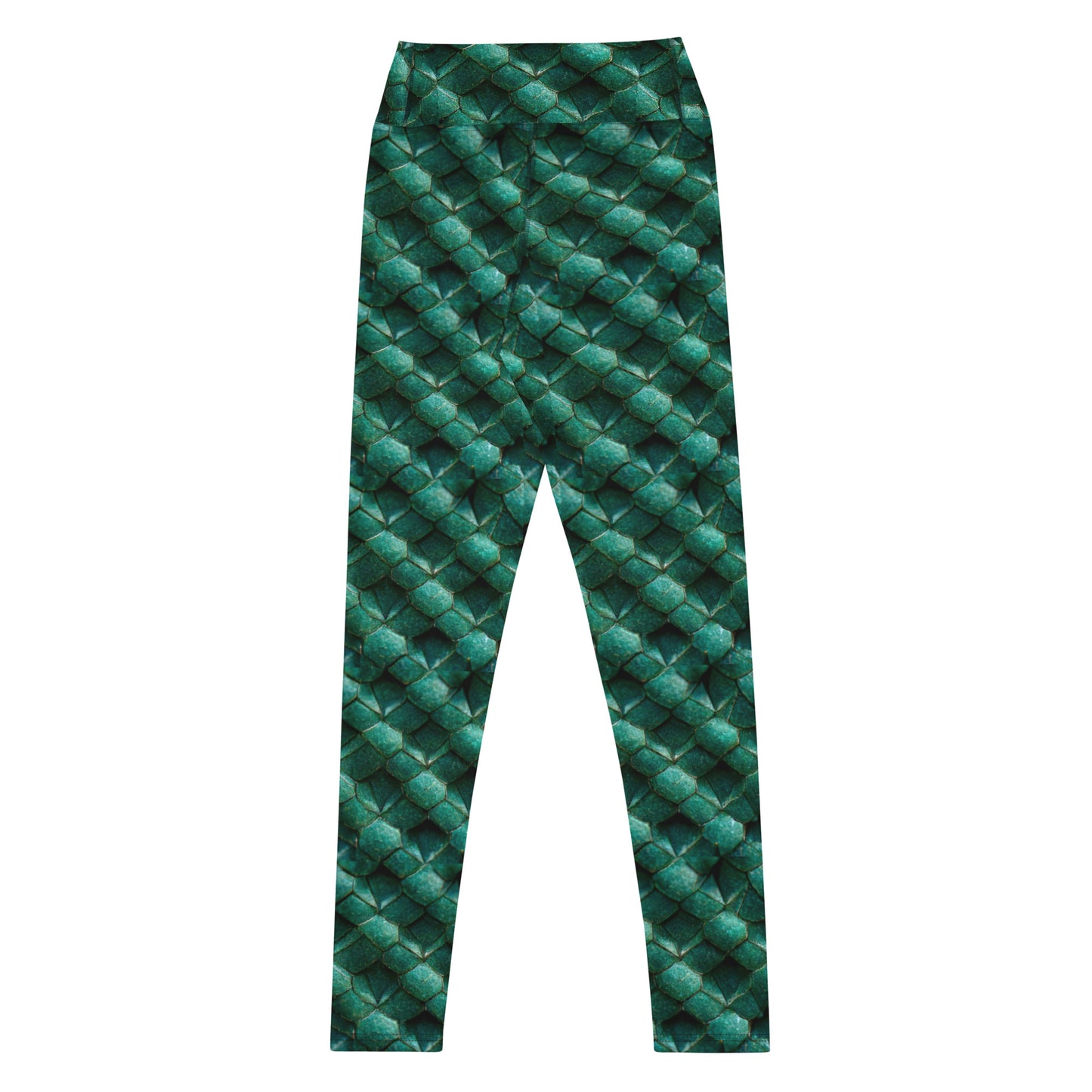 Emeralda the Great Forest Dragon Yoga Leggings