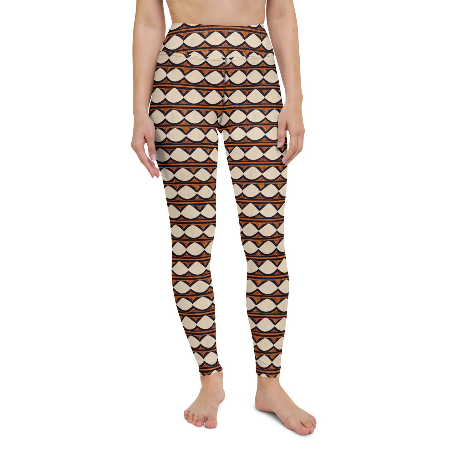 Kilimanjaro Creamsicle Yoga Leggings