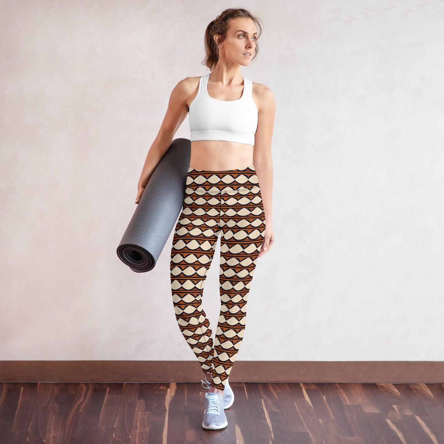 Kilimanjaro Creamsicle Yoga Leggings