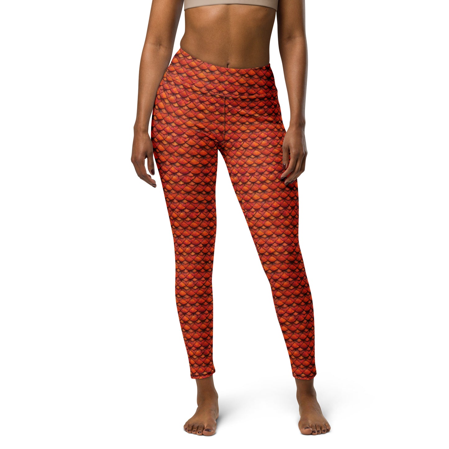 Kurtalor, the Infernal Sentinel of Joy and Peace Yoga Leggings