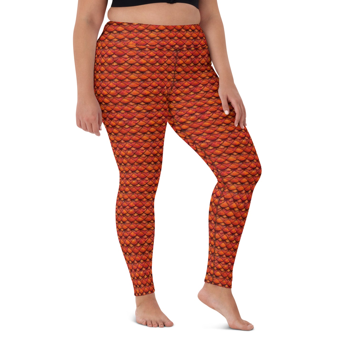 Kurtalor, the Infernal Sentinel of Joy and Peace Yoga Leggings