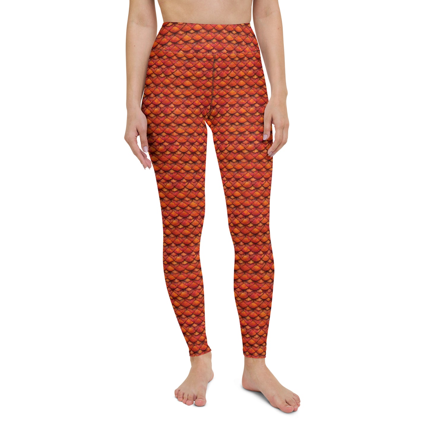 Kurtalor, the Infernal Sentinel of Joy and Peace Yoga Leggings