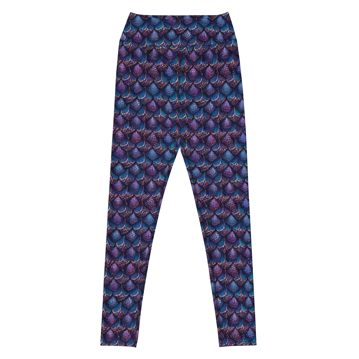 Luminosa, the Radiant Amethyst Drakon Yoga Leggings