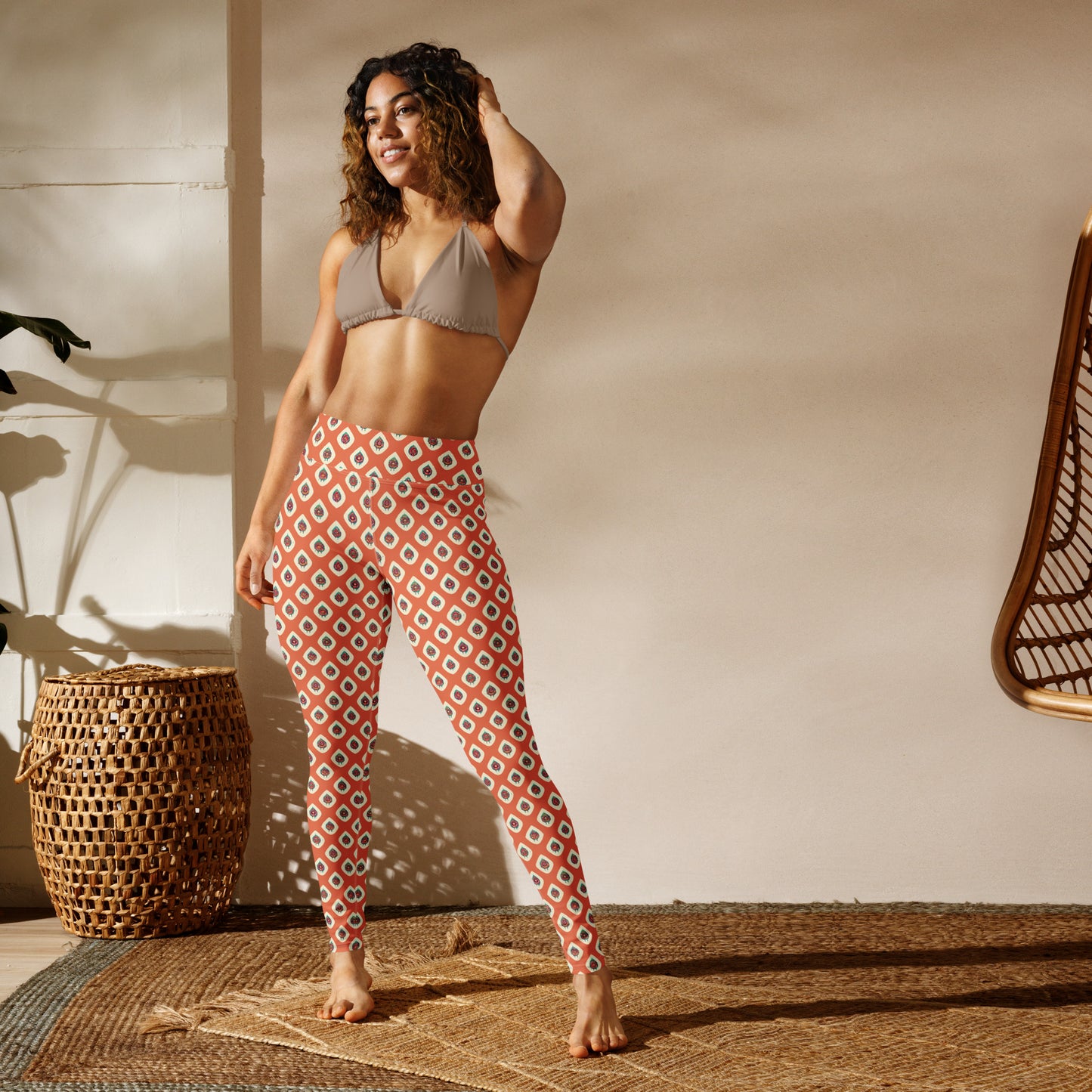 Mango Tango Yoga Leggings