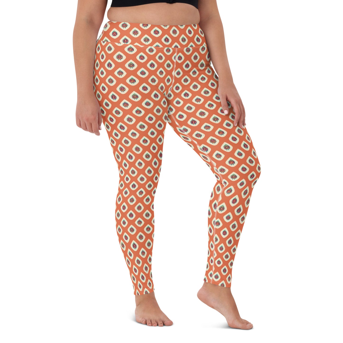 Mango Tango Yoga Leggings