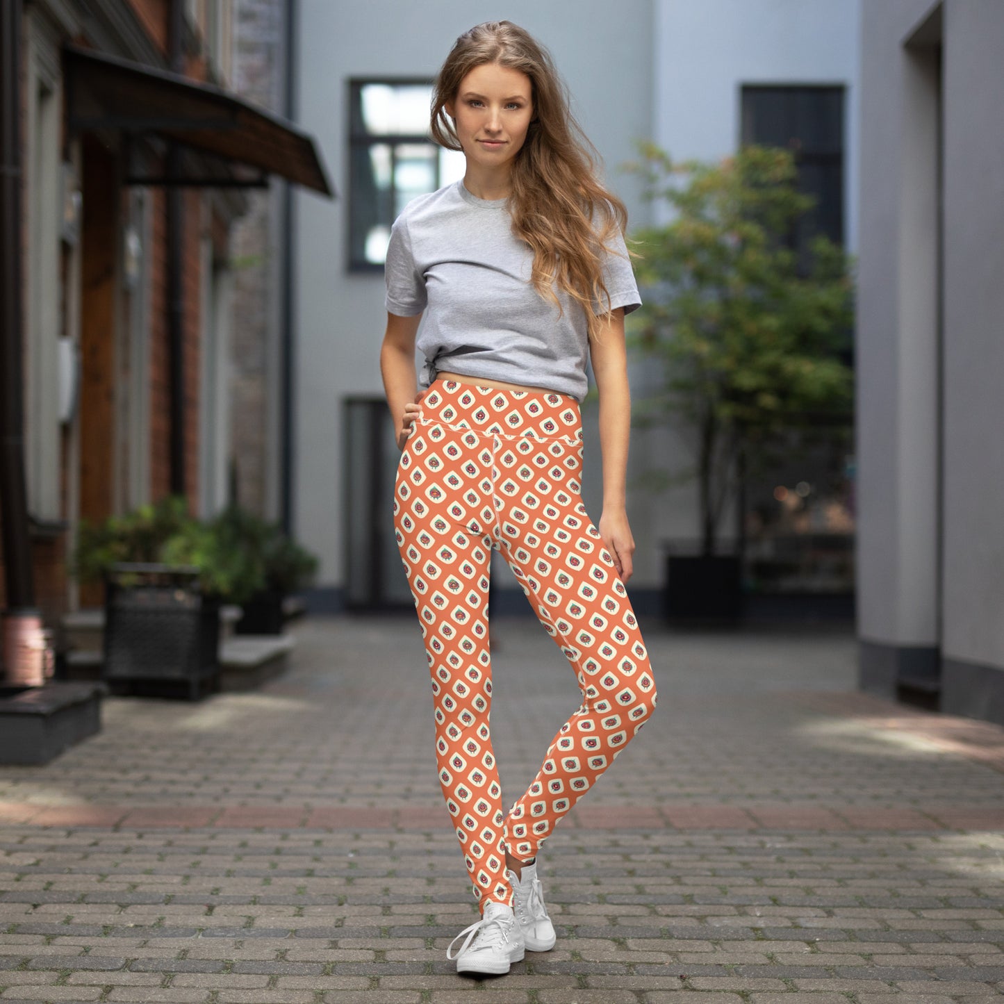 Mango Tango Yoga Leggings