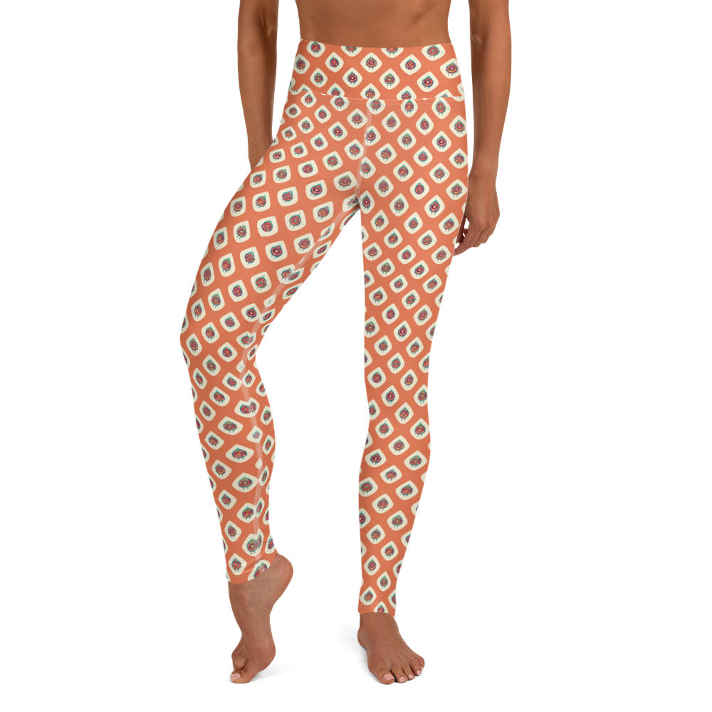 Mango Tango Yoga Leggings