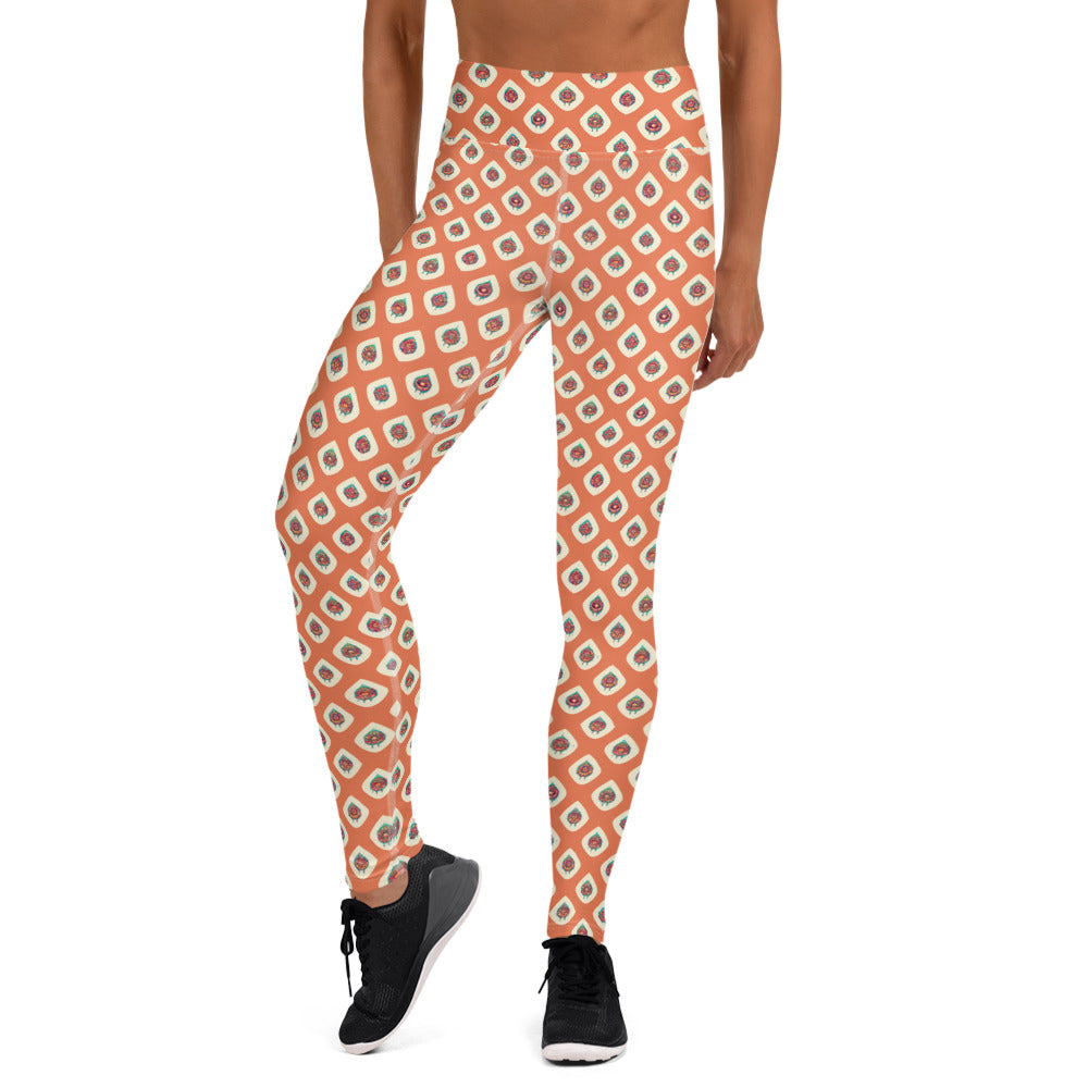 Mango Tango Yoga Leggings