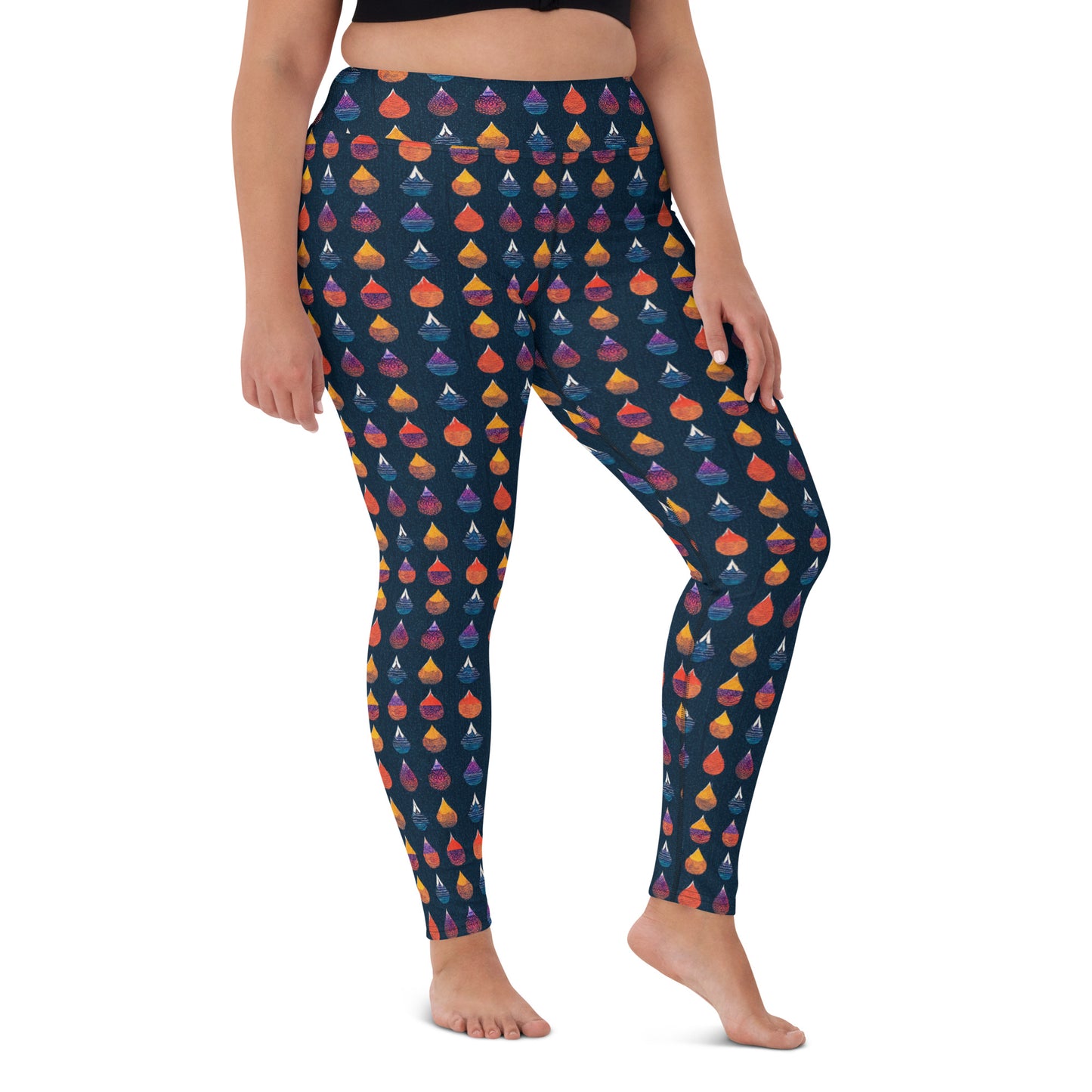 Prismatic Precipitation Yoga Leggings