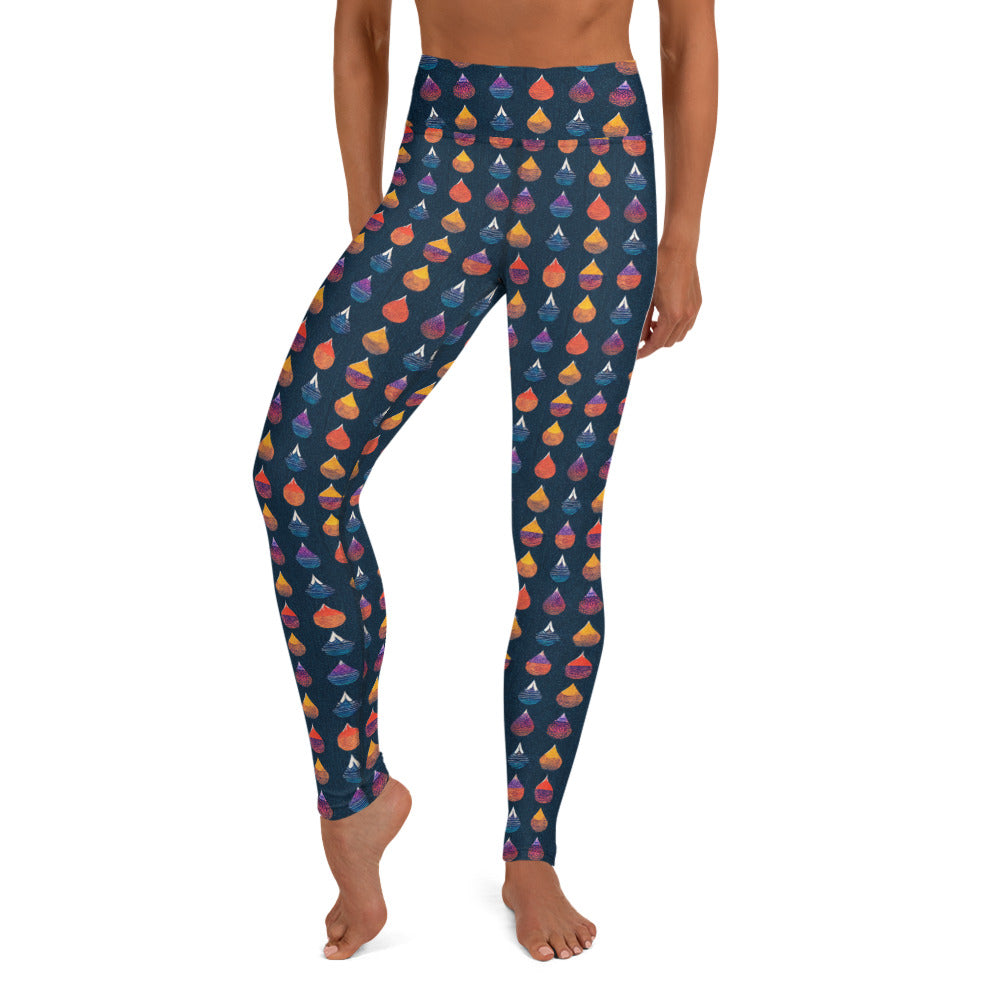 Prismatic Precipitation Yoga Leggings