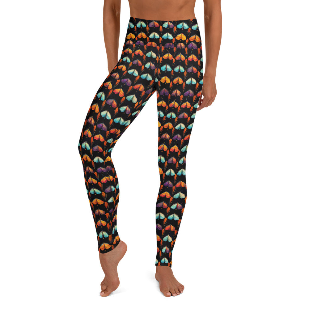 Quilted Wings Yoga Leggings