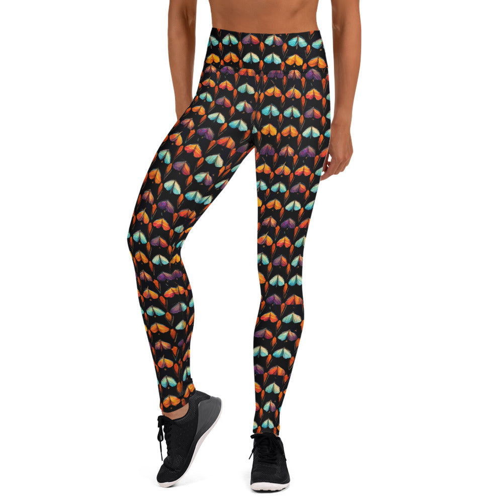 Quilted Wings Yoga Leggings