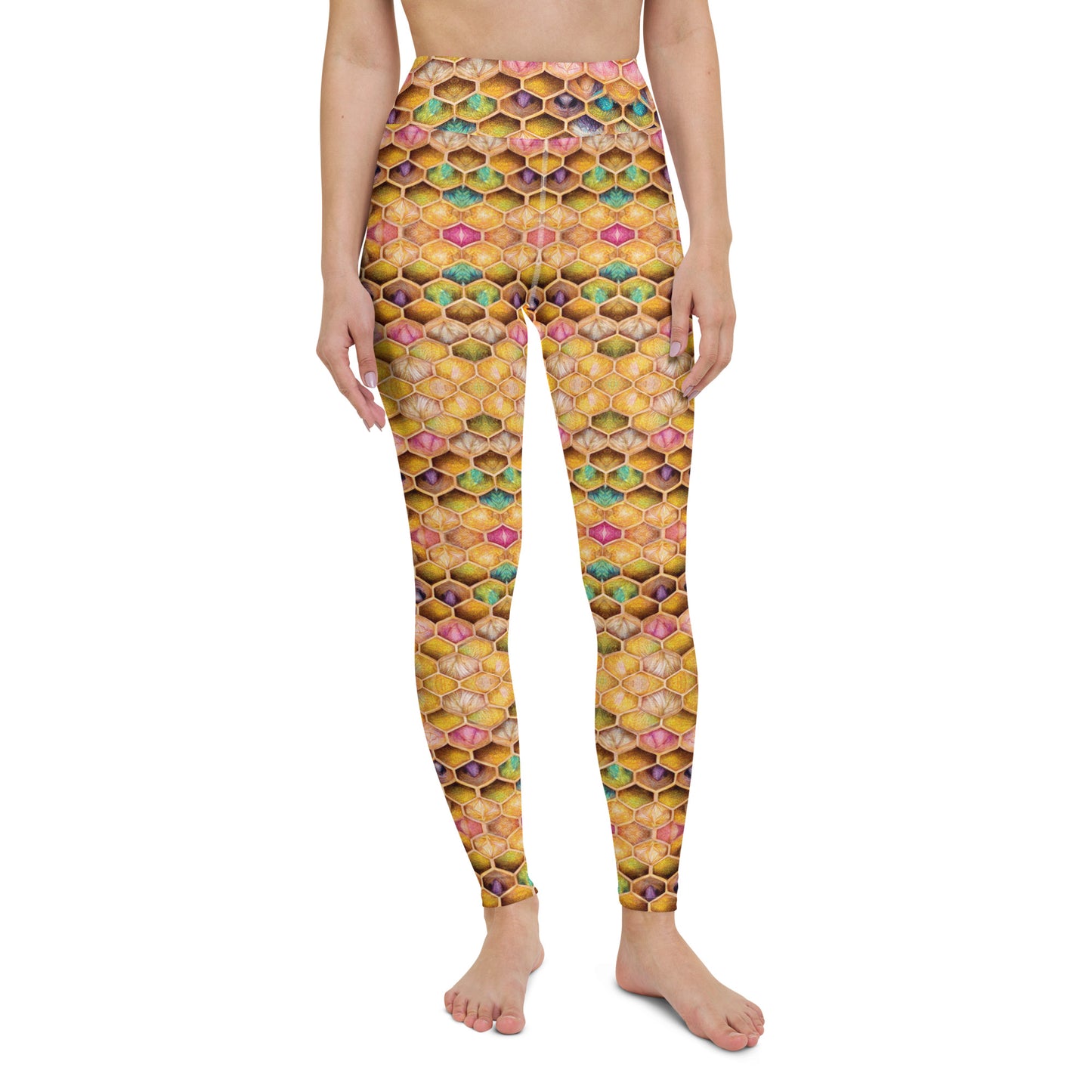 Rainbow Hive Radiance Yoga Leggings