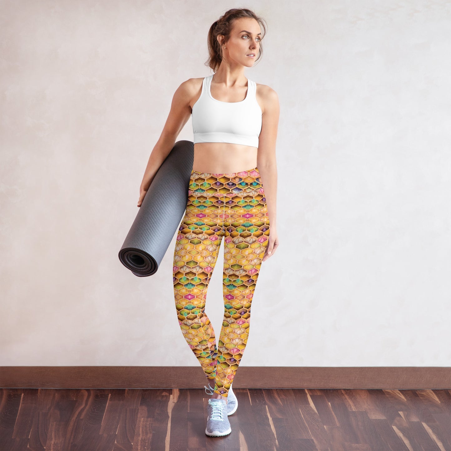 Rainbow Hive Radiance Yoga Leggings