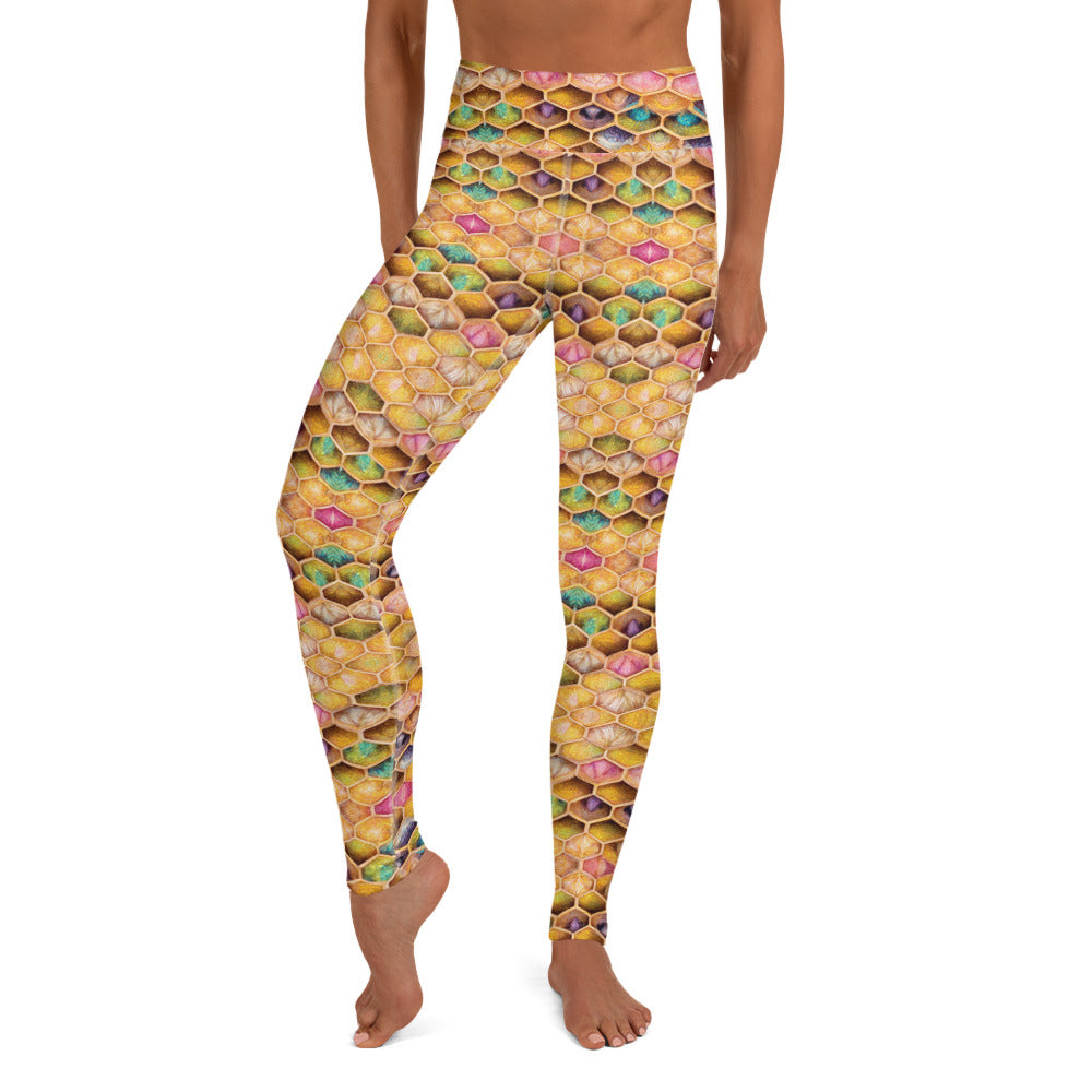 Rainbow Hive Radiance Yoga Leggings