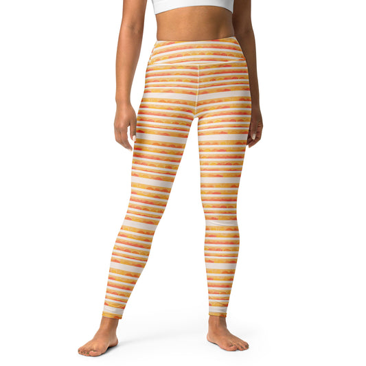 Rising Sun Yoga Leggings