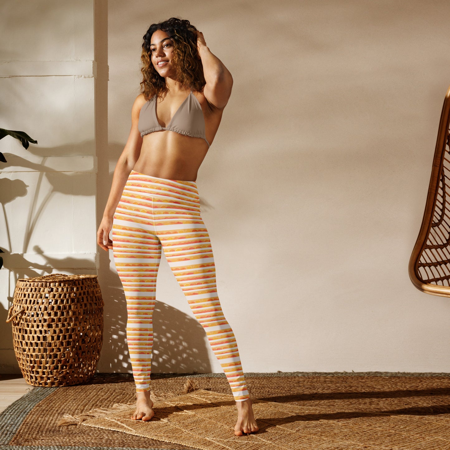 Rising Sun Yoga Leggings