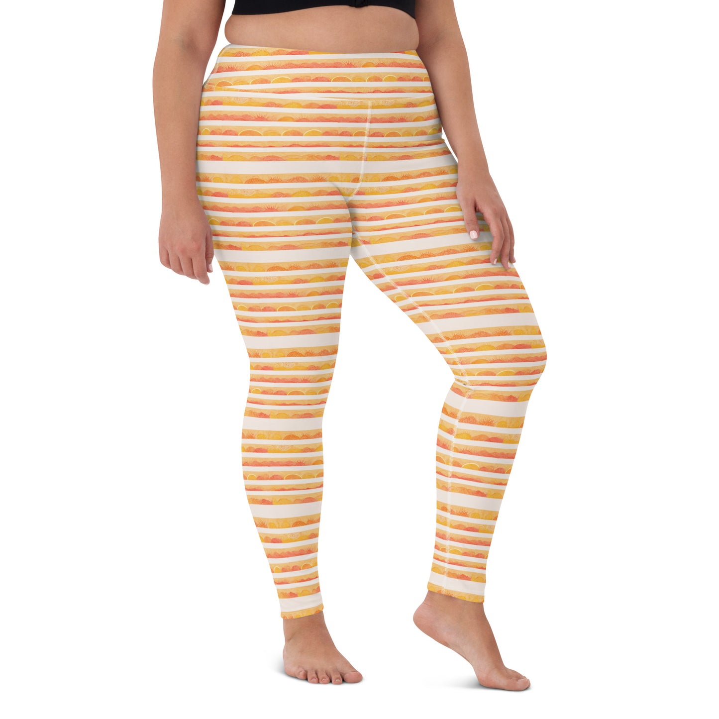 Rising Sun Yoga Leggings