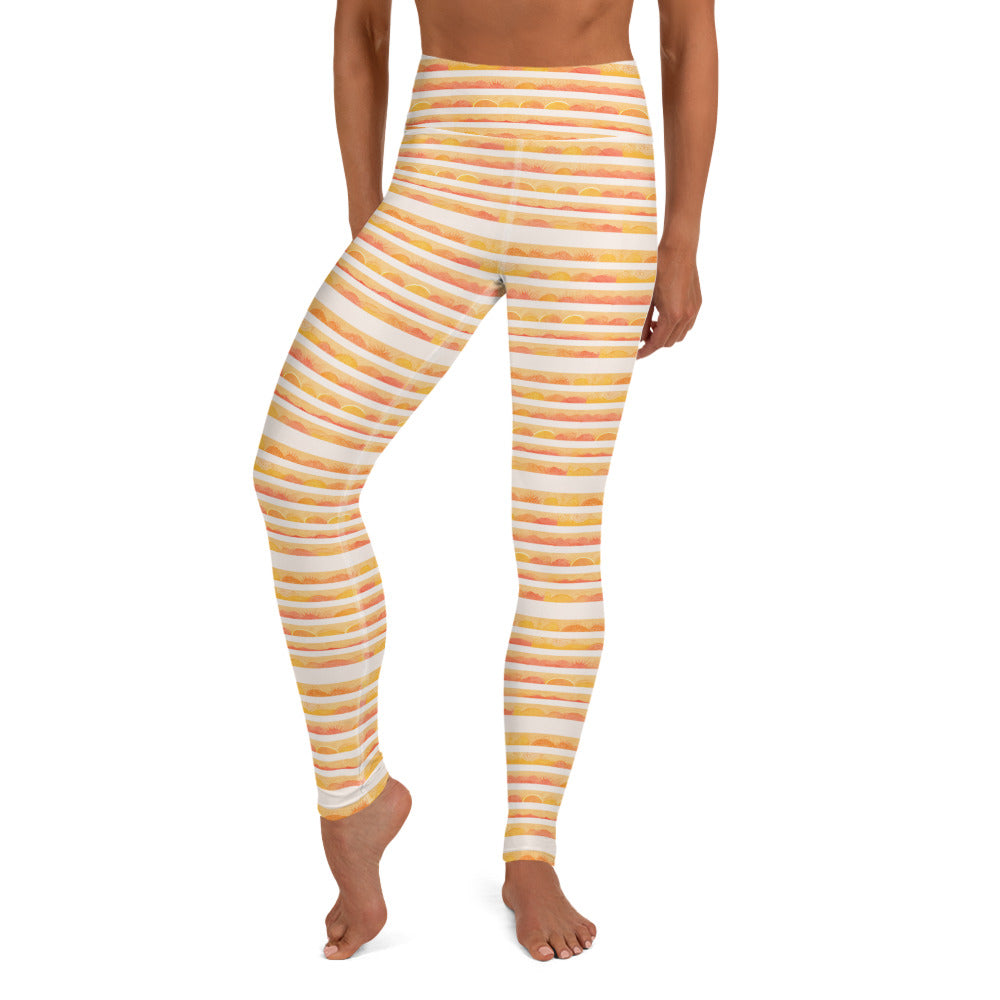 Rising Sun Yoga Leggings