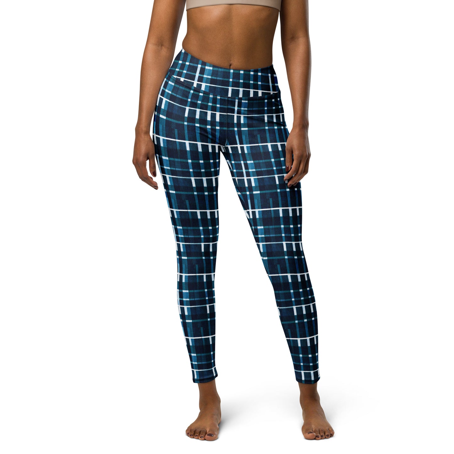 Royal Blue Scottish Heritage Yoga Leggings