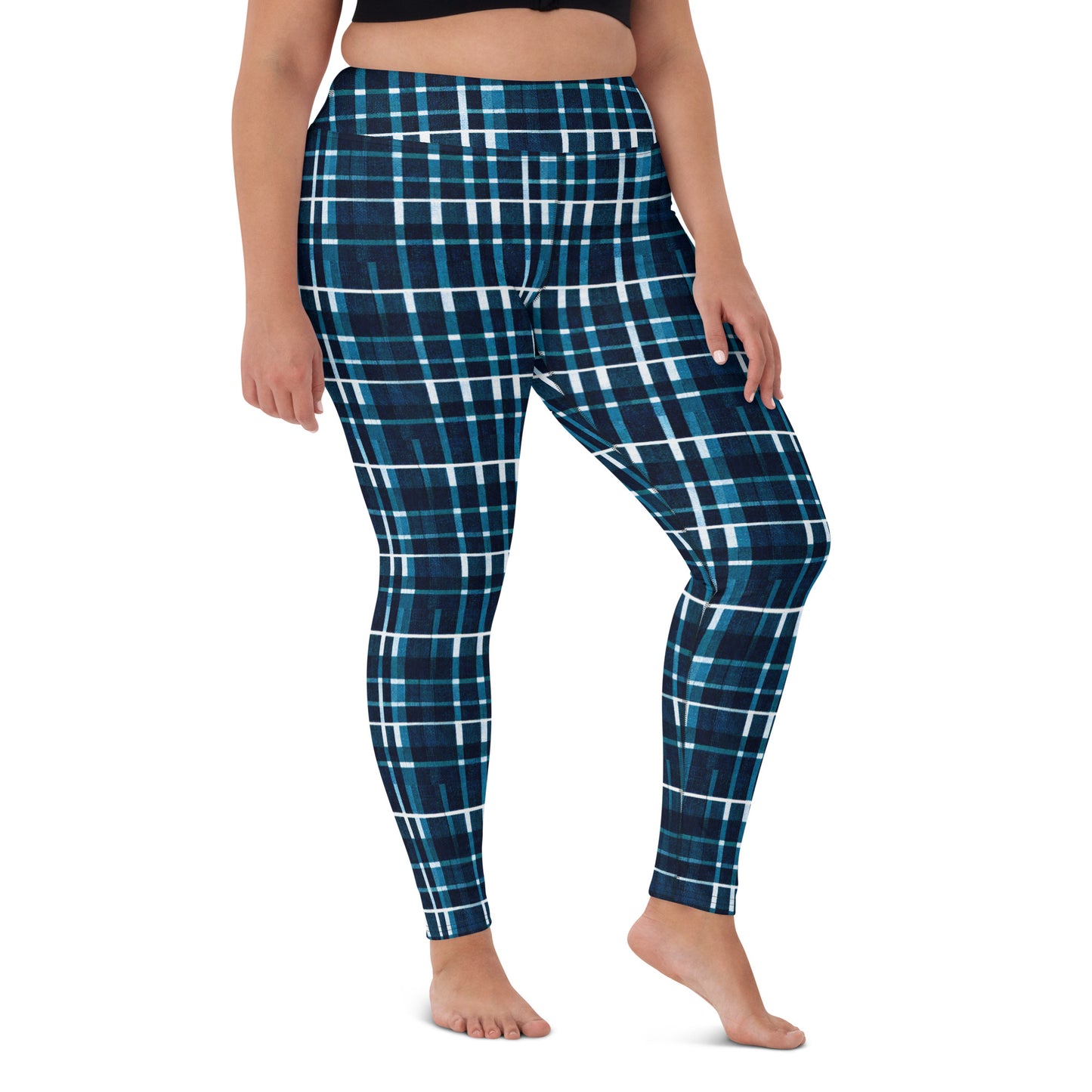 Royal Blue Scottish Heritage Yoga Leggings