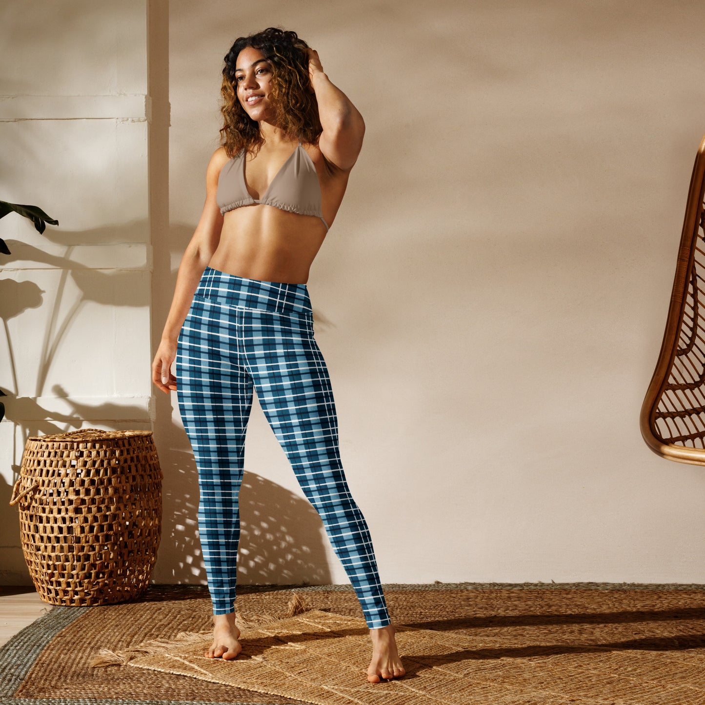 Scotsman’s Skyward Plaid Yoga Leggings