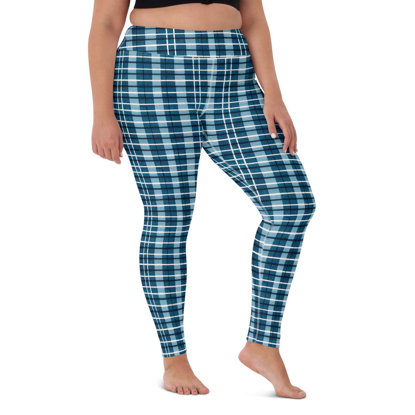 Scotsman’s Skyward Plaid Yoga Leggings