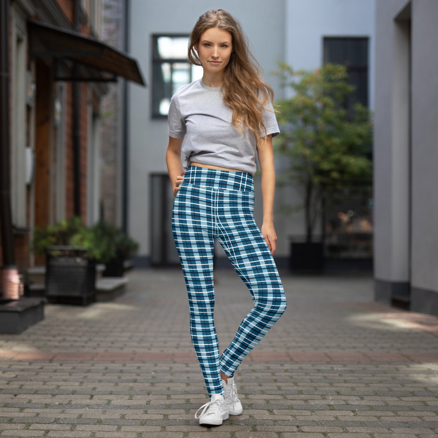 Scotsman’s Skyward Plaid Yoga Leggings