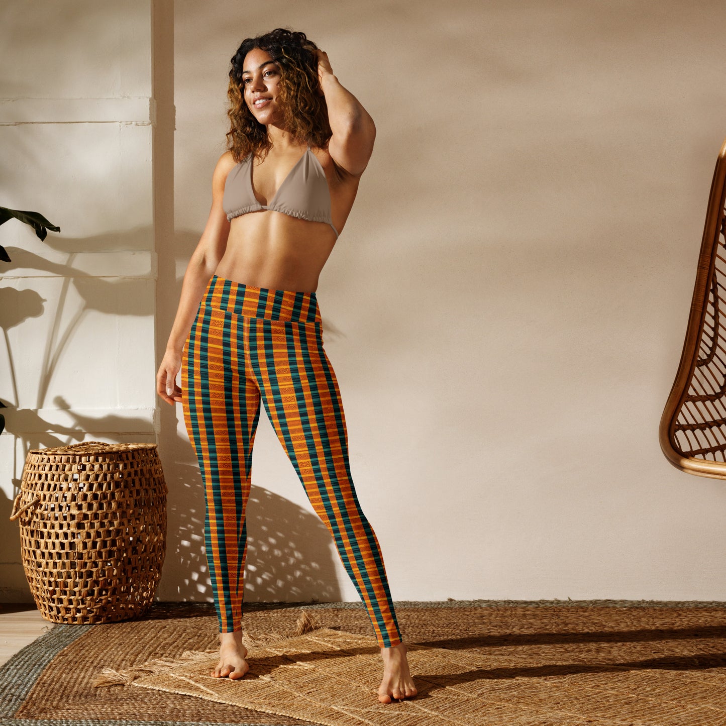 Sunset & Surf Yoga Leggings