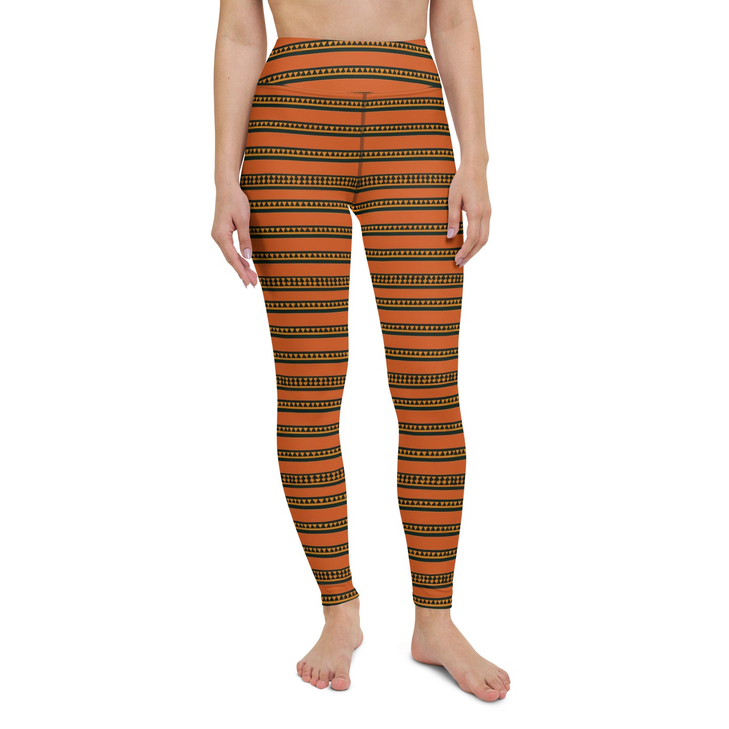 Timbuktu Tangerine Tapestry Yoga Leggings