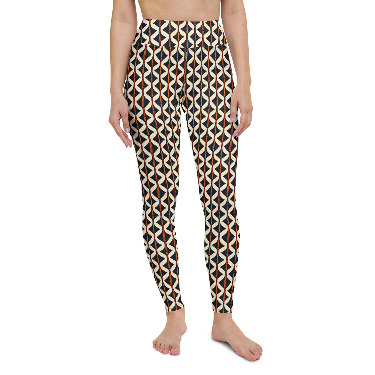 Tribal Tones In Harmony Yoga Leggings