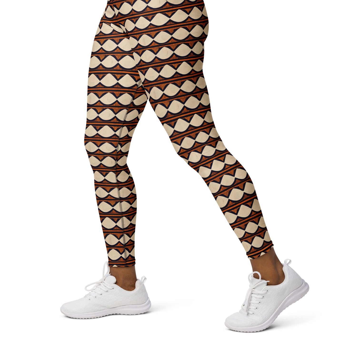 Kilimanjaro Creamsicle Yoga Leggings