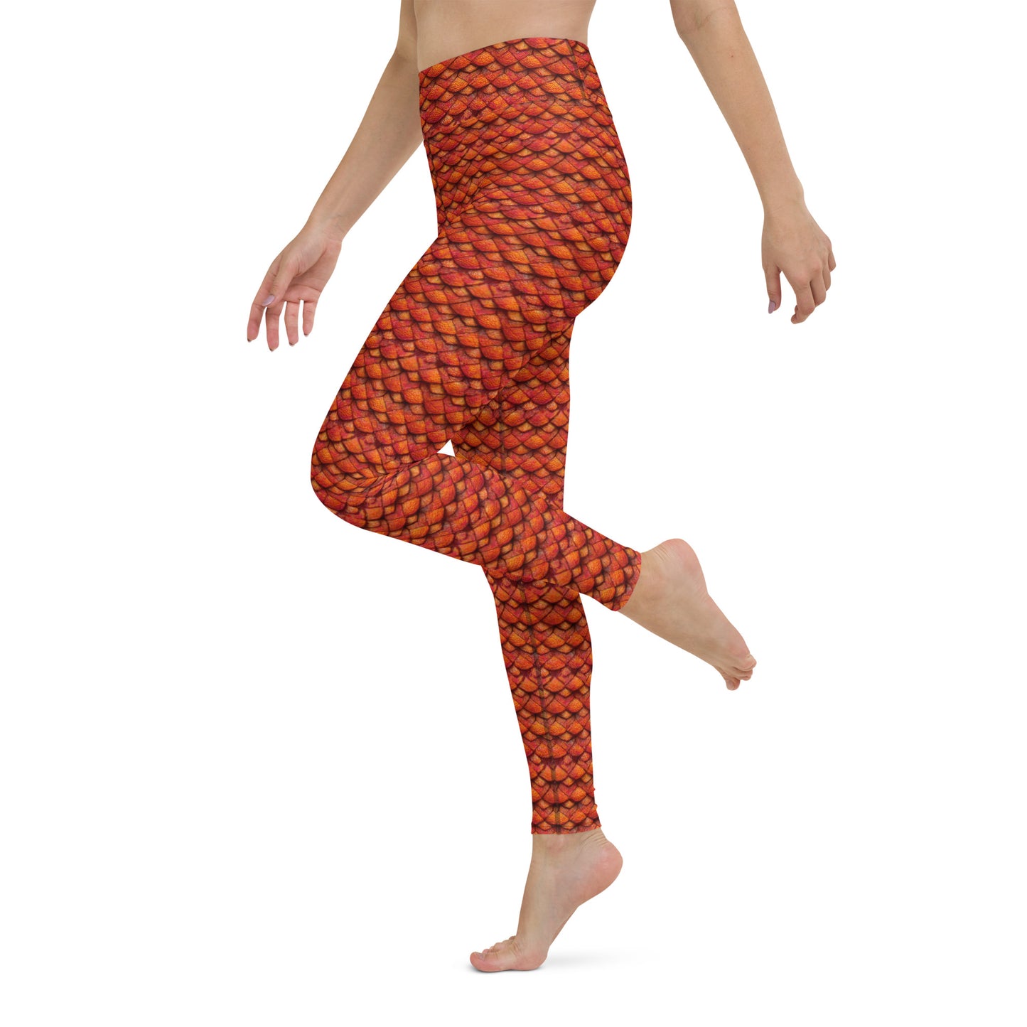 Kurtalor, the Infernal Sentinel of Joy and Peace Yoga Leggings