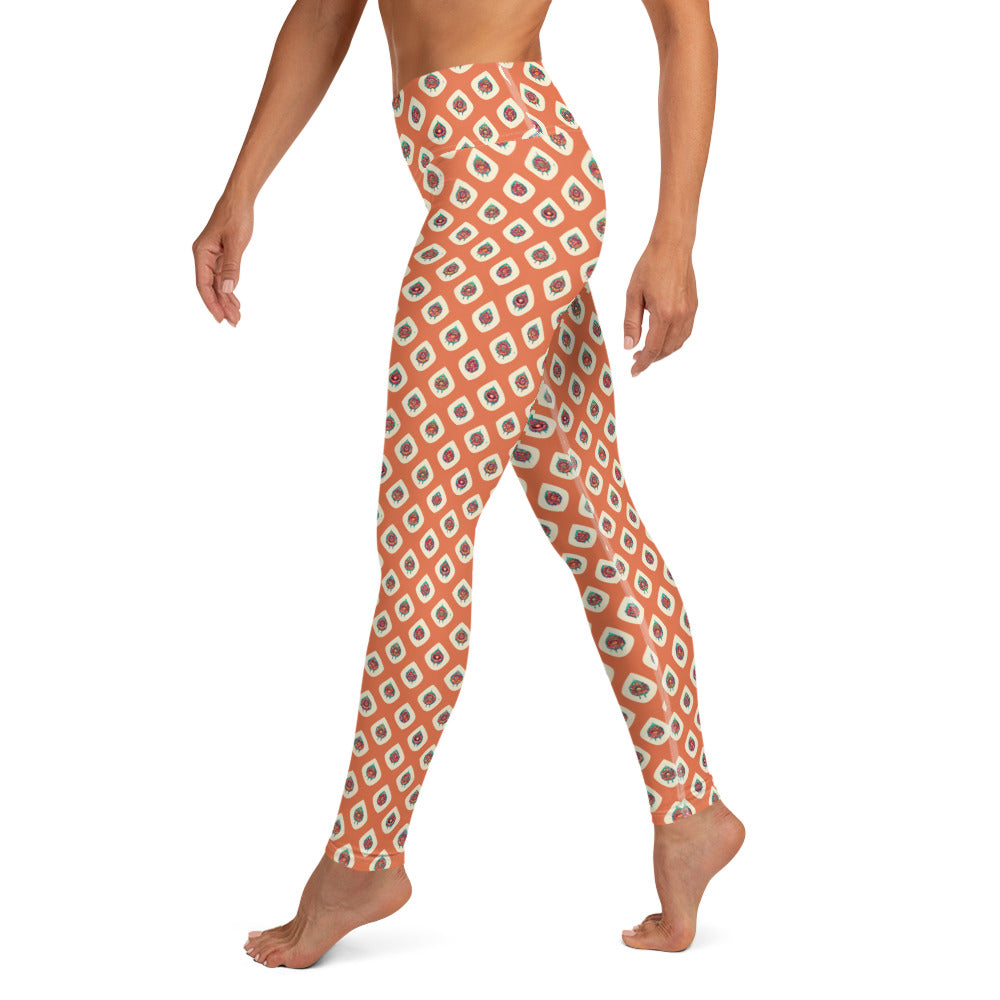 Mango Tango Yoga Leggings