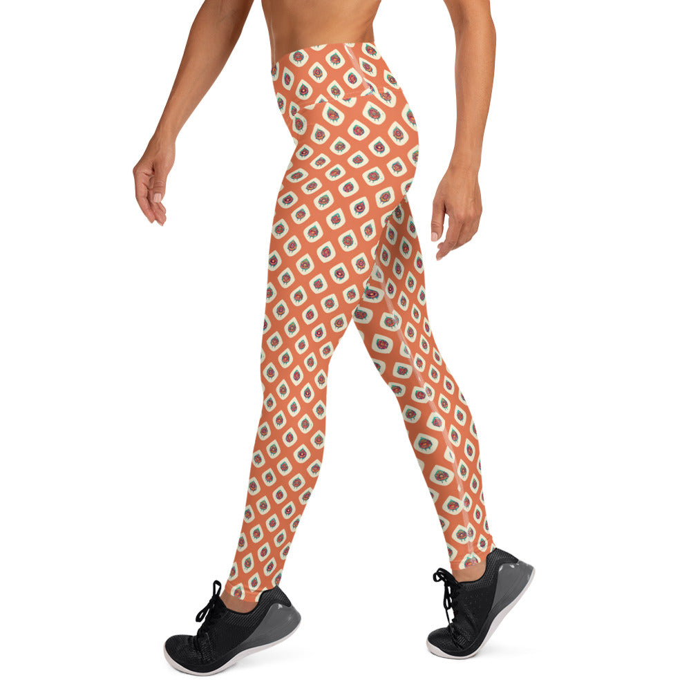 Mango Tango Yoga Leggings