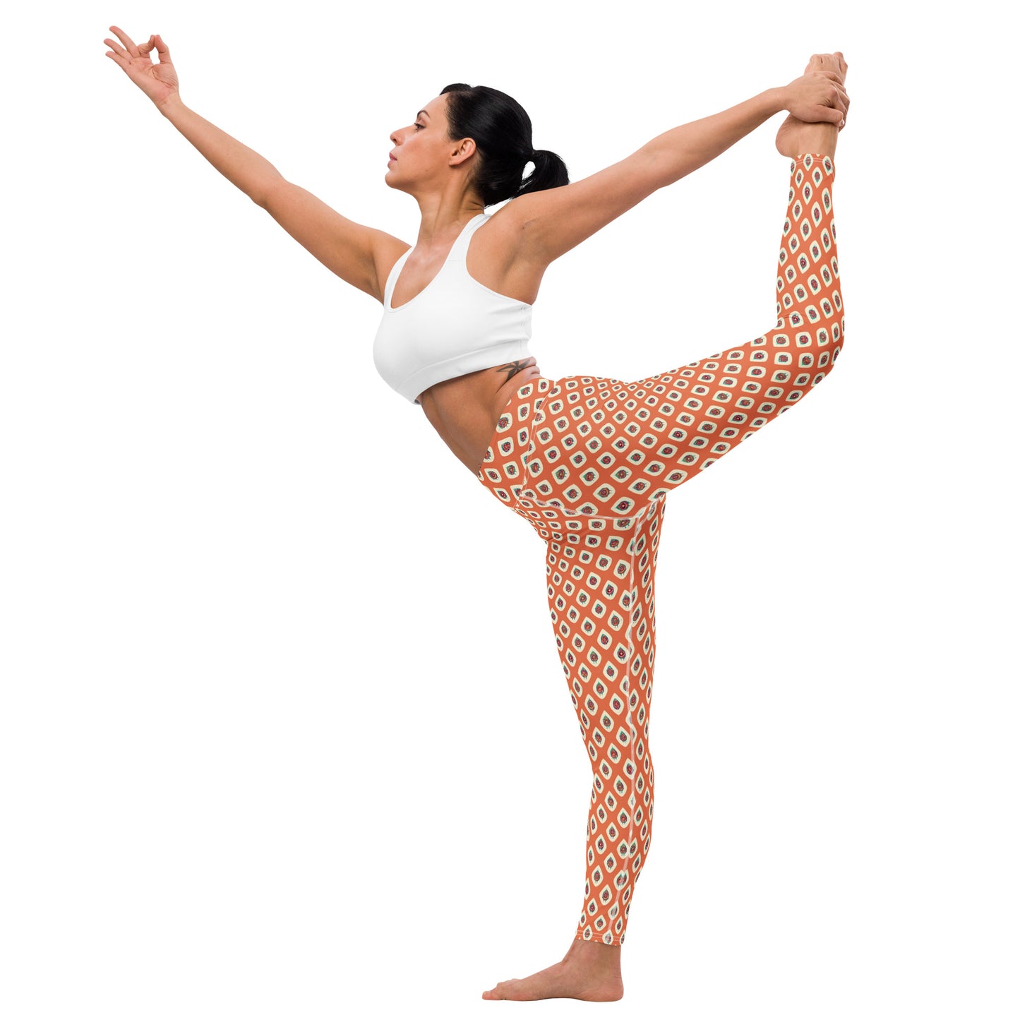 Mango Tango Yoga Leggings